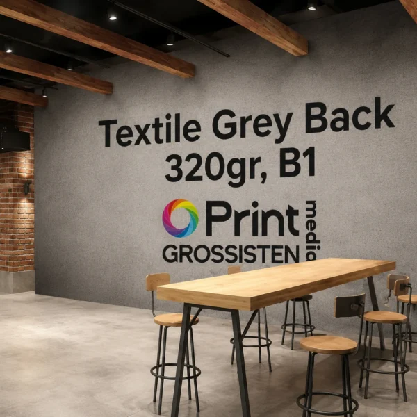 Textile Grey Back 320g, B1